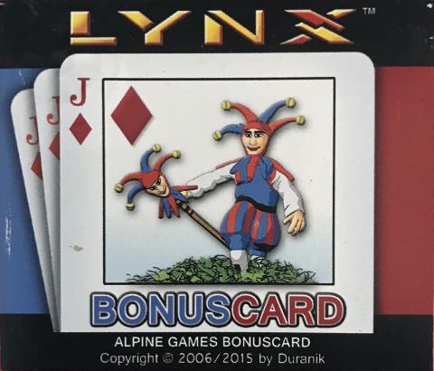 Alpine Games Bonus Card